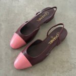 Chanel Two-tone Slingback Flats
