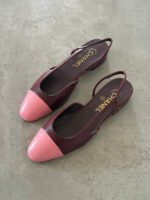 Chanel Two-tone Slingback Flats