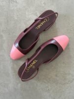 Chanel Two-tone Slingback Flats - Image 2