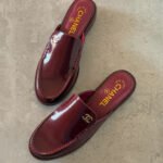 Chanel Mules In Suede calfskin