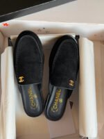 Chanel Mules In Suede Calfskin - Image 2