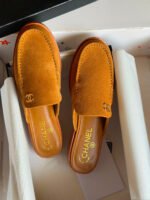 Chanel Mules In Suede Calfskin - Image 5