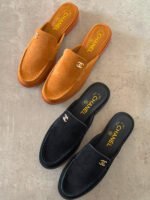 Chanel Mules In Suede Calfskin - Image 7