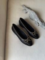 Chanel Lambskin and Vanished calfskin ballerina flats - Image 2