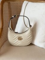 Gucci GG Marmont Half-Moon shaped Mini Bag