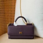 Dolce & Gabbana Leather Sicily Wallet on chain bags