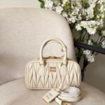 Miu Miu Arcadie Matelassé Nappa Leather Mini-Bag