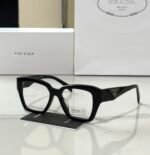 Prada VPR09Z Black Square acetate eyeglasses