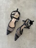 Fendi Fendi Colibrì Lite Pointed-Toe Slingback Pumps - Image 2