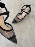Fendi Fendi Colibrì Lite Pointed-Toe Slingback Pumps - Image 4