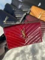 Saint Laurant Cassandre Matelassè envelope wallets - Image 2