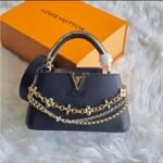 Louis Vuitton Capucines BB in Grained taurillon leather & Striking jewelry-inspired decorative chains - Image 2