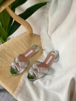 Aquazzura Glamorous Temptation crystal flats - Image 4