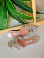 Aquazzura Glamorous Temptation crystal flats - Image 5