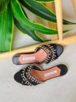Aquazzura Glamorous Temptation crystal flats - Image 8
