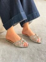 Aquazzura Glamorous Temptation crystal flats - Image 6