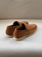 Loro Piana Summer Walk suede loafers in a Brown shade - Image 3