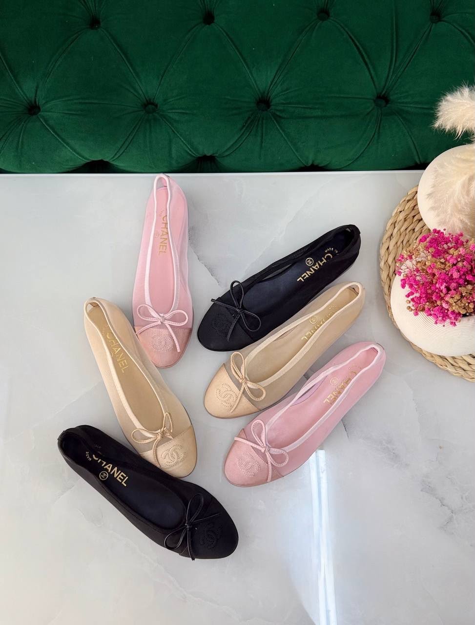 WhatsApp Image 2026-08-22 at 17.22.29 (1) Chanel Classic Ballerina flats delicate bow & iconic CC logo on the toe - Image 1