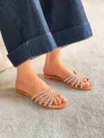 Aquazzura Tequila Flat Slides - Image 3