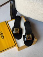 Fendi  FFold Flat Sandals - Image 2
