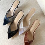 Andrea Wazen Katy 75 Lace Mules