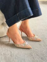 Rene Caovilla Veneziana Slingback Pumps - Image 5