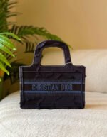 Christian Dior Oblique Embroidered Canvas Book Tote Bag - Image 6