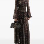 Dolce & Gabbana Silk Floral Maxi Dress