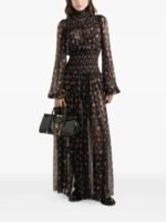 Dolce & Gabbana Silk Floral Maxi Dress