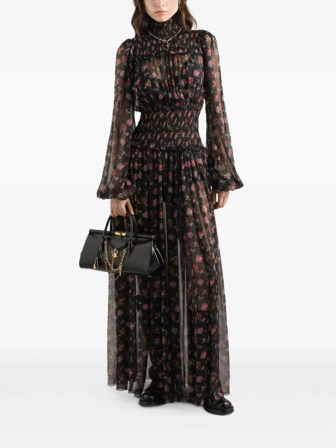 WhatsApp Image 2026-08-30 at 15.19.03 Dolce & Gabbana Silk Floral Maxi Dress - Image 1
