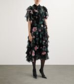 Dolce & Gabbana Silk Chiffon Tiered Dress
