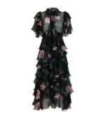 Dolce & Gabbana Silk Chiffon Tiered Dress - Image 2