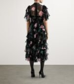 Dolce & Gabbana Silk Chiffon Tiered Dress - Image 3