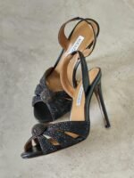 Aquazzuara Italian Flirt 105 sandal in Black - Image 2