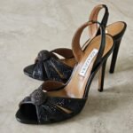 Aquazzuara Italian Flirt 105 sandal in Black