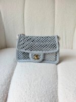 Chanel Small Coco Beach Macrame Flap Bag - Image 2