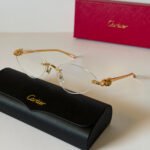 Cartier Panthére de Cartier Cartier rimless optical glasses