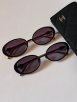 Chanel Oval Sunglasses - Image 3