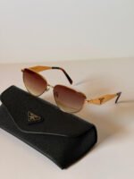 Prada PR 57WS Metal Sunglasses - Image 3