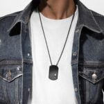 MESSIKA * MOVE TITANIUM  PENDANT NECKLACE