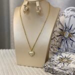 DIOR Petit CD Baroque Heart 🤍 m PENDANT & EARINGS