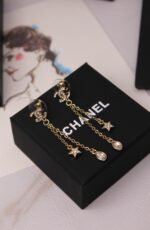 CHANEL * Chain with Stone Necklace & Earings - Image 2