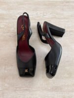 Chanel Square-Toe Block Heel Slingbacks - Image 3