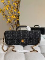 Chanel Classic Long Flap Bag With Top Handle - Image 4