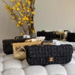 Chanel Classic Long Flap Bag With Top Handle