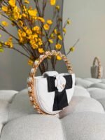 Chanel Round Camellia Hula Hoop Clutch - Image 2