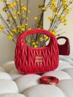 Miu Miu Wander Matelasse Nappa Leather Mini Hobo Bag - Image 4