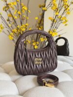 Miu Miu Wander Matelasse Nappa Leather Mini Hobo Bag - Image 3