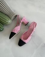chanel heels slingback
