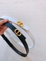 Dior Belt with Gold Logo